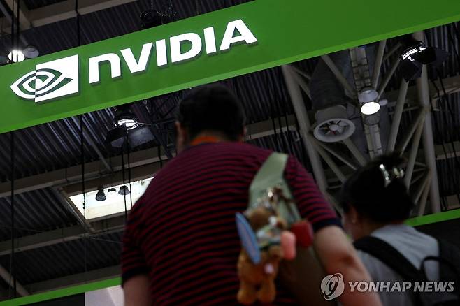 엔비디아 로고 [로이터 연합뉴스 자료사진. 재판매 및 DB 금지]