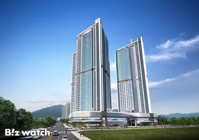 e편한세상 삼천포 오션프라임 투시도/자료=DL이앤씨 제공