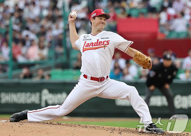SSG 랜더스 외국인 투수 드류 앤더슨. 뉴스1 DB ⓒ News1 김진환 기자