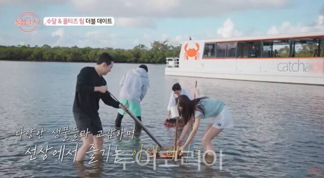 &nbsp;뉴사우스웨일스 트위드 헤즈 캐치 어 크랩&nbsp; /출처 – MBN 돌싱글즈7 스틸컷