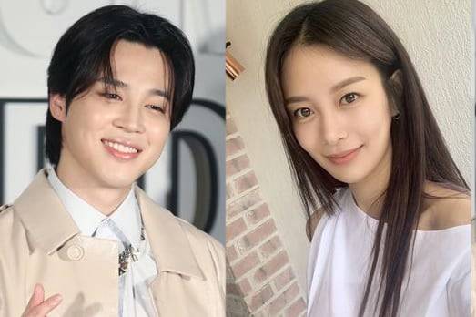 방탄소년단 지민(오른쪽), 배우 송다은 /뉴스1