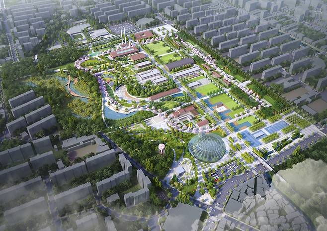 인천 부평구 옛 캠프마켓에 조성될 신촌문화공원 조감도. 인천시 제공