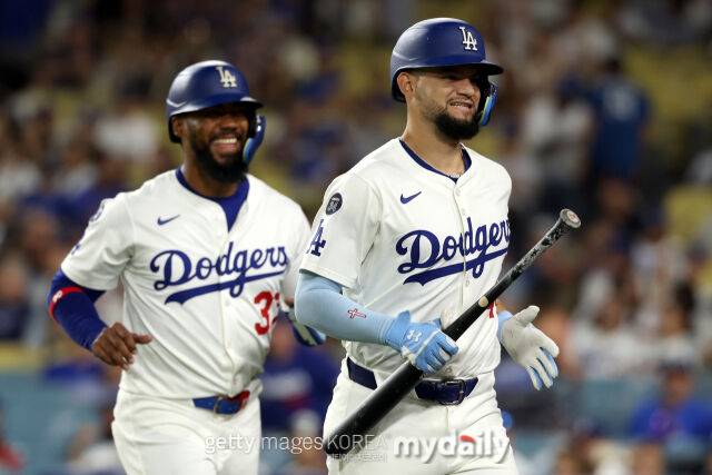 LA 다저스 앤디 파헤스(오른쪽)./게티이미지코리아