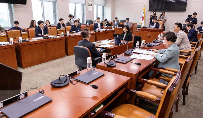 법사위 법안심사 제1소위원회. 연합뉴스