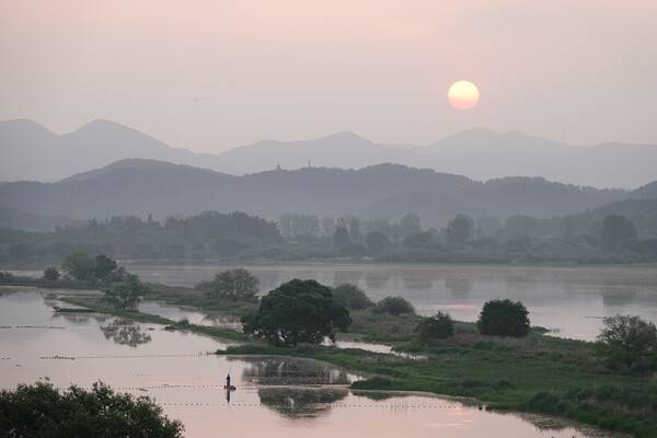 이인식 우포자연학교장이 찍은&nbsp;우포늪 풍경. /우리교육