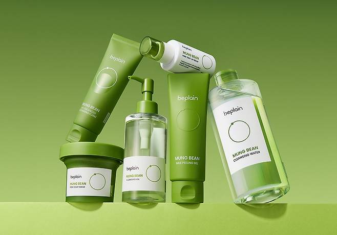 녹두 라인 제품.(비플레인제공)