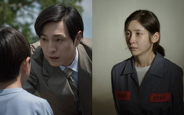 배우 정성일(왼쪽)과 박지현이 영화 '자필'로 뭉쳤다. /블루파이어스튜디오㈜