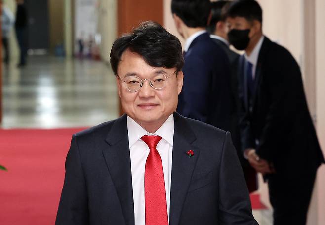 박성근 국무총리비서실 비서실장이 지난 2023년 12월 서울 종로구 세종대로 정부서울청사에서 열린 국무회의에 참석하고 있다. /뉴스1