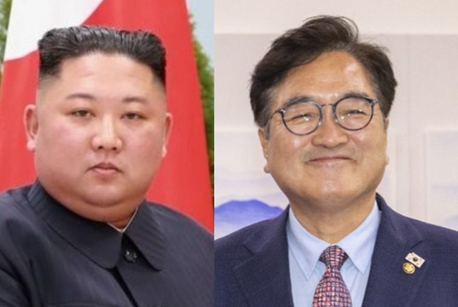 김정은 위원장과 우원식 국회의장