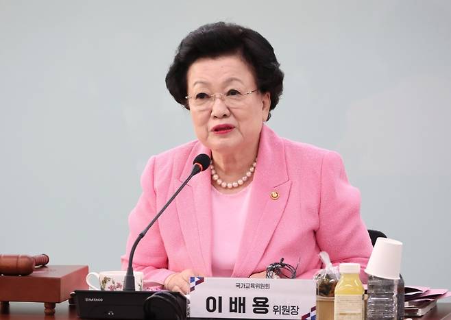 ▲ 이배용 국가교육위원장 [연합뉴스]