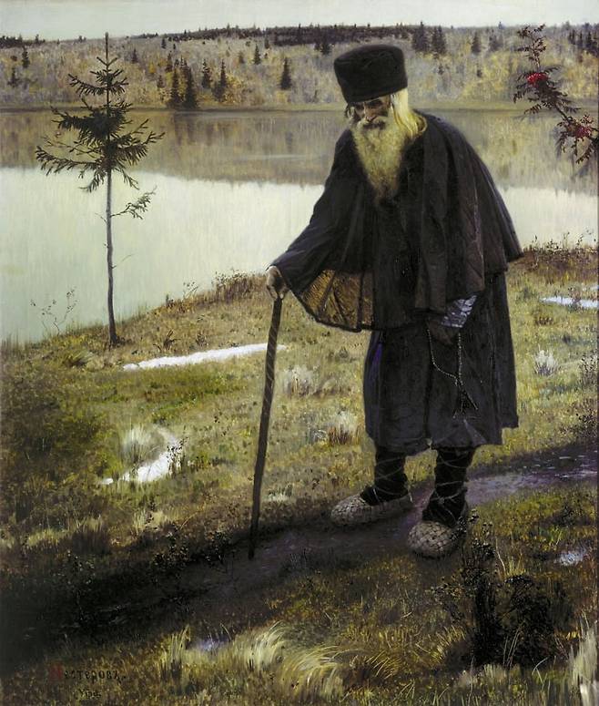 미하일 네스테로프 <은둔자>(1888-89) / 출처. dzen.ru