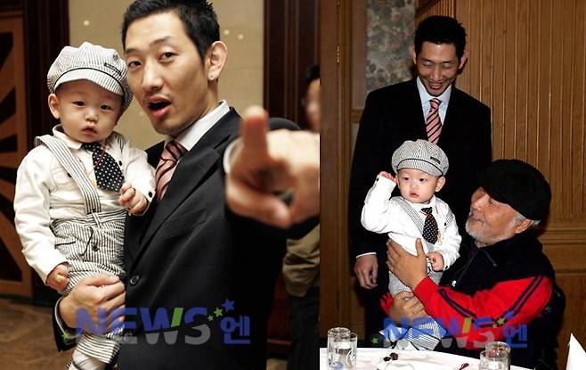 2005년 3월 서울 강남구 압구정동 늘봄공원에서 열린 김창열 아들 주환의 돌잔치 현장