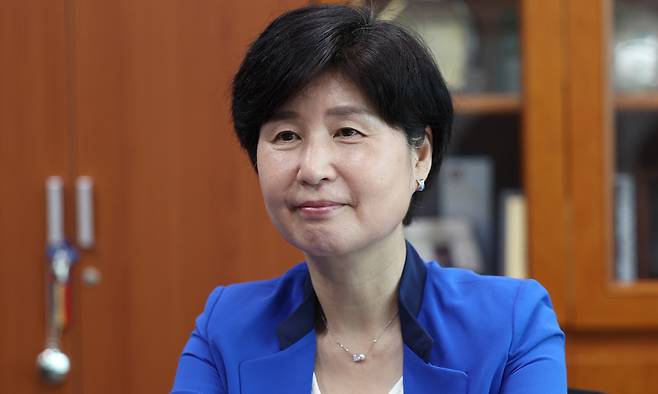더불어민주당 사법개혁특별위원회 백혜련 위원장. 허정호 선임기자