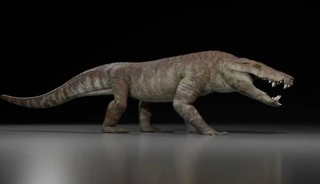 코스텐수쿠스 아트록스(Kostensuchus atrox)의 그래픽 이미지