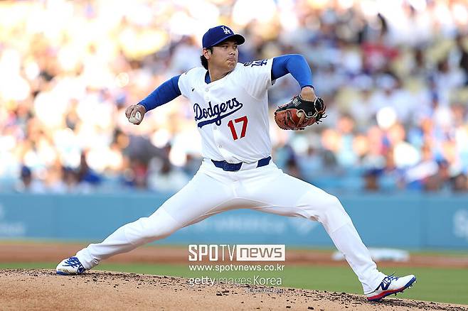 ▲ 28일 신시내티와 경기에서 5이닝 1실점 투구로 감격적인 승리를 거둔 오타니 쇼헤이