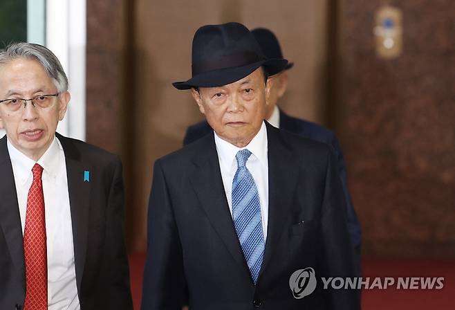 아소 다로 전 일본 총리 [연합뉴스 자료사진. 재판매 및 DB 금지]