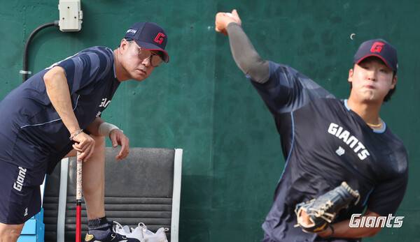 김상진 코치가 1군에 올라왔다(사진=롯데)