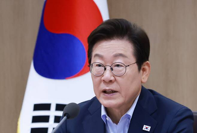 이재명 대통령이 29일 서울 용산 대통령실 청사에서 열린 임시 국무회의에서 발언하고 있다.(사진=연합뉴스)