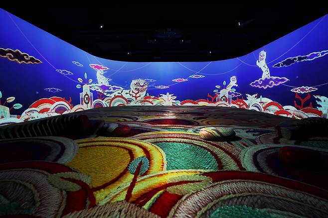 ‘케이팝 데몬 헌터스’ 관련 전시품 리스트_디지털실감영상관1(사진 국립중앙박물관)