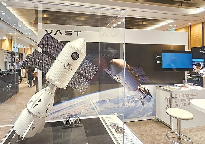 스페이스타이드 2025 기업 전시 부스. /박근태 기자