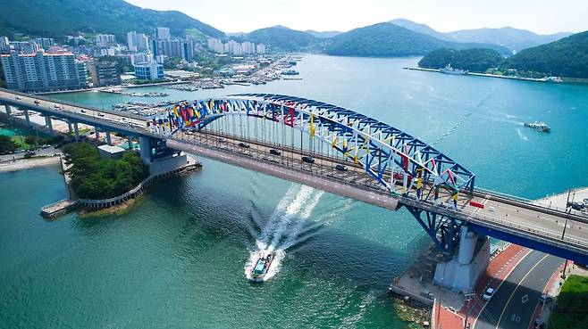 통영대교 모습. 국민DB