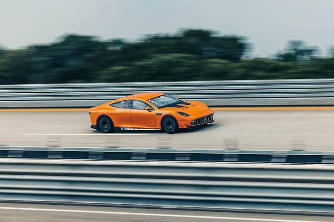 메르세데스-벤츠 전기 콘셉트카 ‘콘셉트 AMG GT XX’ [벤츠 제공]