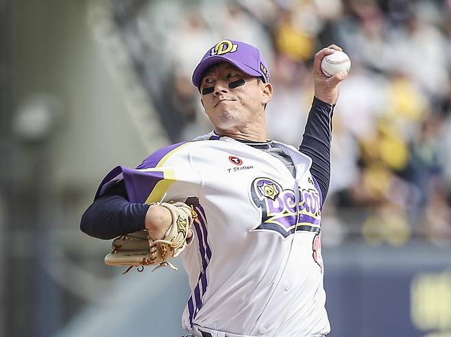 두산 고효준. 연합뉴스