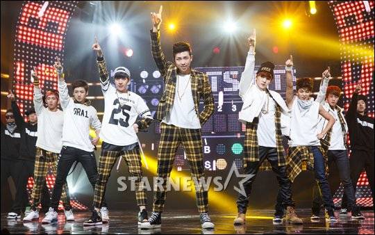 방탄소년단 2013년 엠넷 '엠카운트다운' 출연 당시 모습 /사진=스타뉴스