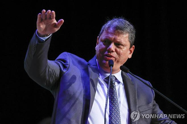 프레이타스 상파울루 주지사 [EPA 연합뉴스 자료사진. 재판매 및 DB 금지]