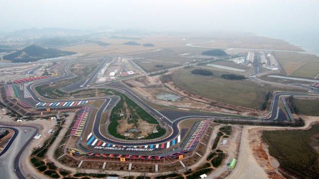 영암 F1 경주장 전경.
