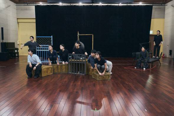 연극 ‘해리엇’의 오픈리허설 모습(사진=강동문화재단).