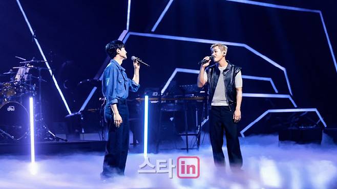 소수빈(왼쪽), 크러쉬(사진=Mnet)