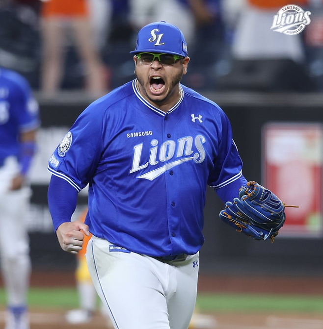 &nbsp;삼성 후라도 승리의 사자후 포효