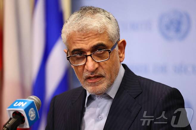 아미르 사에이드 이라바니 유엔 주재 이란 대사.ⓒ AFP=뉴스1 ⓒ News1 강민경 기자