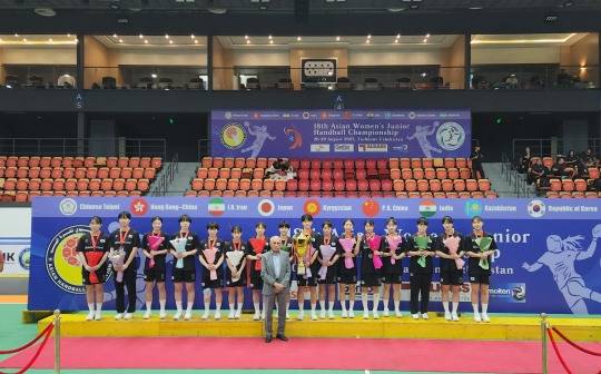 2위에 오른 한국 선수단. 사진[연합뉴스]