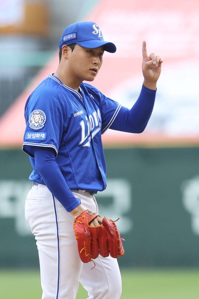 왼손 이승현./삼성 라이온즈
