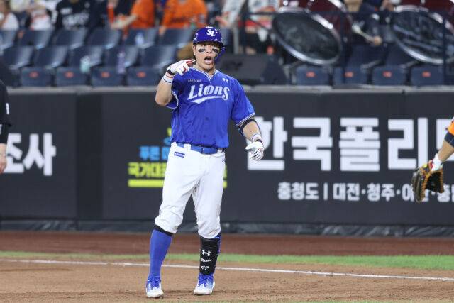 삼성 라이온즈 강민호./삼성 라이온즈