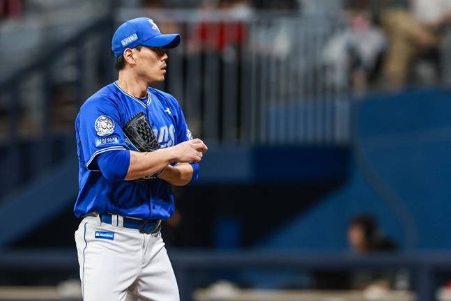 삼성 김재윤. /사진=삼성 라이온즈 제공