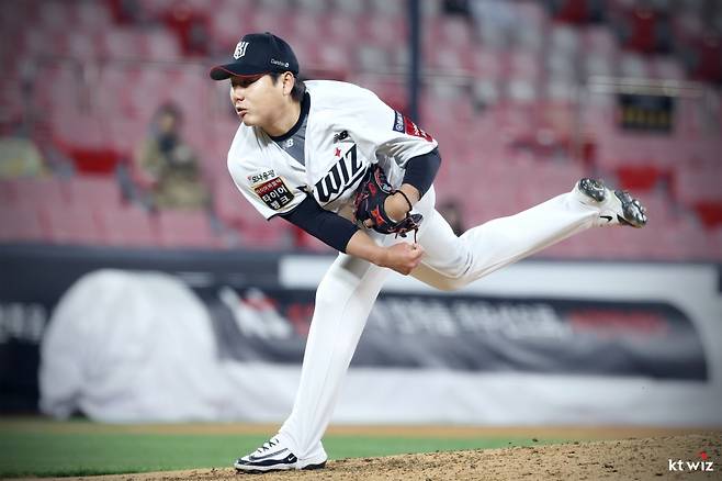 KT 위즈 투수 문용익. /사진=KT 위즈 제공