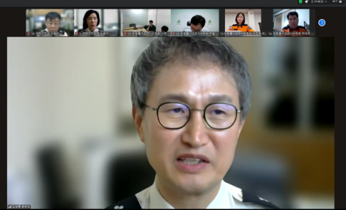◇강원특별자치도소방본부(본부장:김승룡)는 지난달 29일 인공지능(AI) 기반환경 조성을 위한 디지털 소통회의를 실시했다. 사진=강원특별자치도소방본부 제공