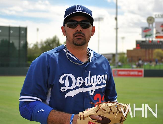 (다저스 시절의 곤잘레스)