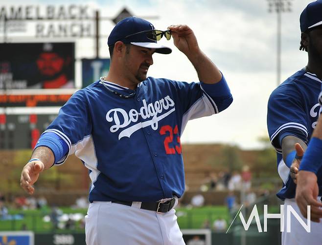 (다저스 시절의 곤잘레스)