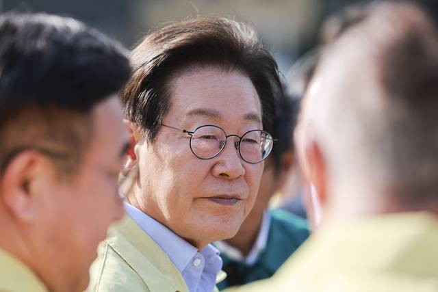 이재명 대통령, 강릉 가뭄 대응 추진 상황 점검.연합뉴스