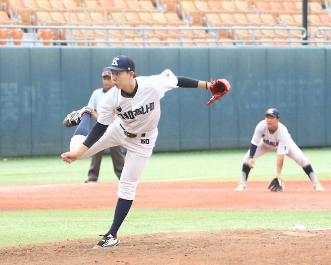 경남고의 2관왕을 이끈 에이스 장찬희는 이번 대회 MVP를 수상했다. 사진=전상일 기자