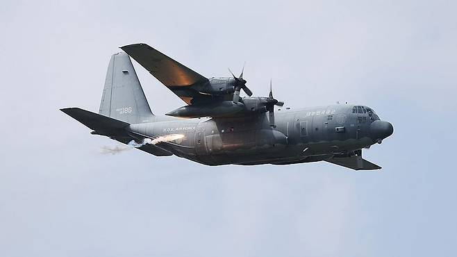 공군 C-130 수송기 [자료사진]