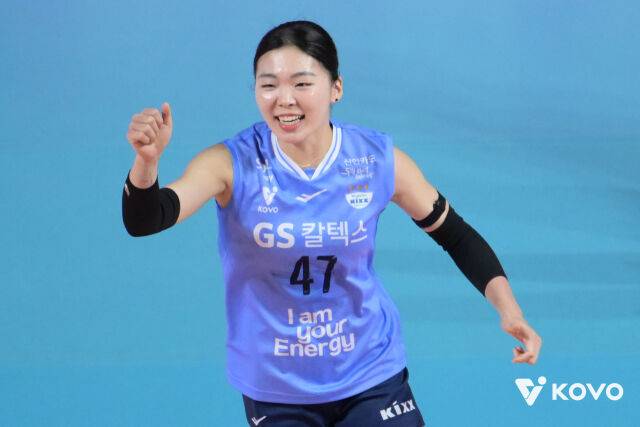 GS칼텍스 한수진이 주전 리베로로 뛰는 두 번째 시즌을 앞두고 있다./KOVO