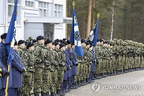 핀란드 공군의 기존 깃발 [AP=연합뉴스 자료사진. 재판매 및 DB 금지]