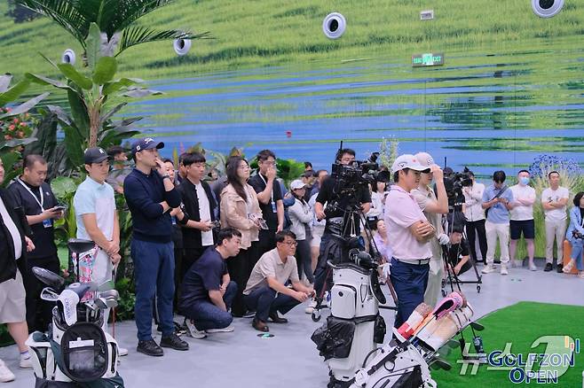 2025 골프존 차이나오픈 경기 모습. (골프존 제공)