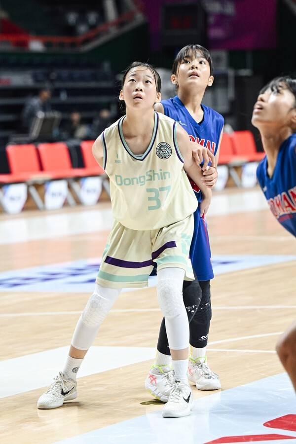2025 WKBL 국제 유소녀 농구 챔피언십 경기 모습. /사진=WKBL