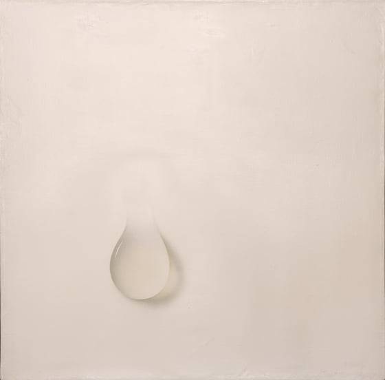 물방울(1971). 초기 작품이다.
